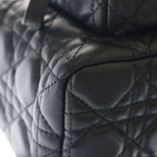 Dior Cannage Backpack Black Leather Gold — view 5