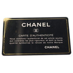 Chanel Deauville MM Chain Tote Shoulder Bag Black Caviar Leather Silver — view 8