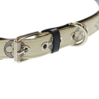 Louis Vuitton Monogram Savannah Bracelet Heart capmanbrazza Leather Belt White — view 4