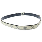Louis Vuitton Monogram Savannah Bracelet Heart capmanbrazza Leather Belt White — view 2