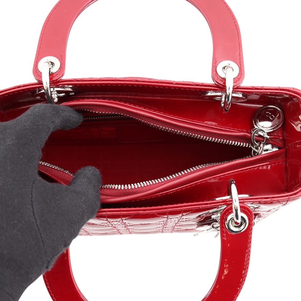 Dior Handbag Lady Cannage Patent 2-Way — view 6