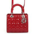 Dior Handbag Lady Cannage Patent 2-Way