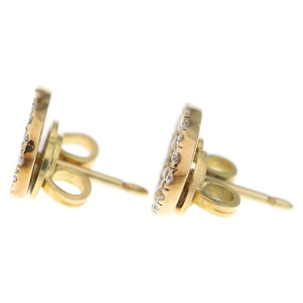 Gucci Interlocking Diamond Studsearrings Yellow Gold Earring — view 3