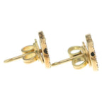 Gucci Interlocking Diamond Studsearrings Yellow Gold Earring — view 4