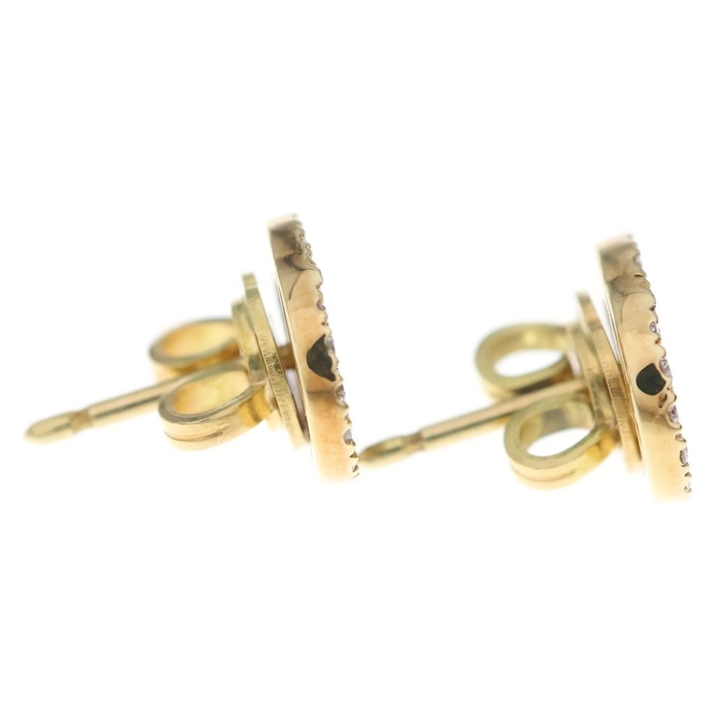 Gucci Interlocking Diamond Studsearrings Yellow Gold Earring — view 4