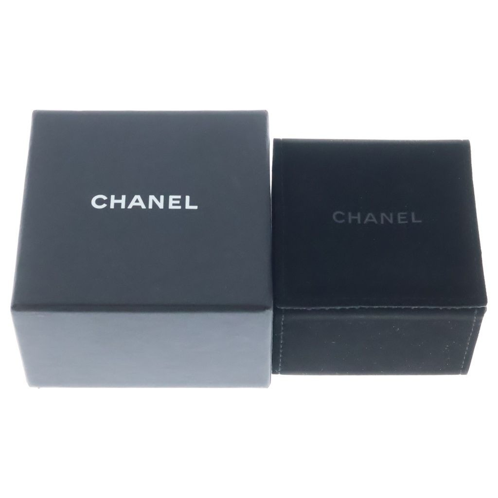Chanel Ring CC Logo Rhinestone Silver — view 6