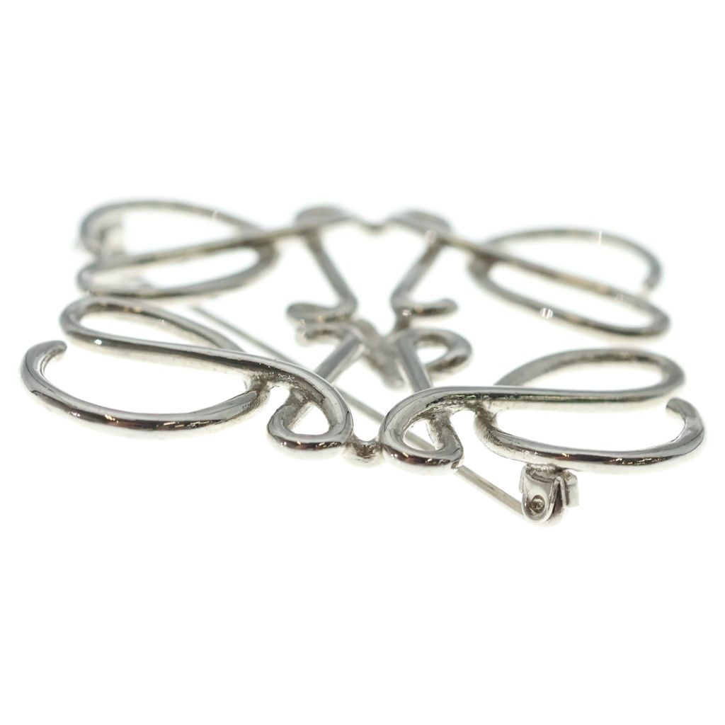 Loewe Anagram Brooch Bro Silver — view 4