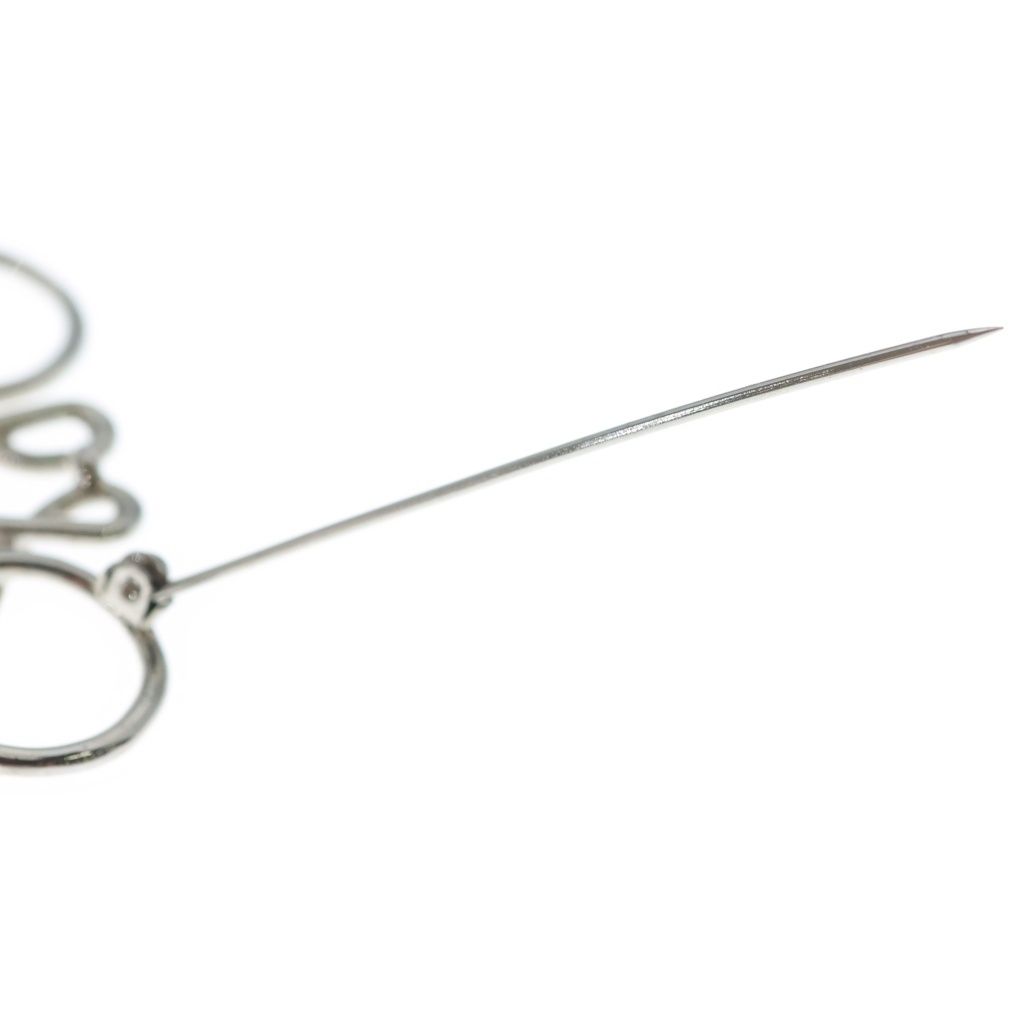 Loewe Anagram Brooch Bro Silver — view 5