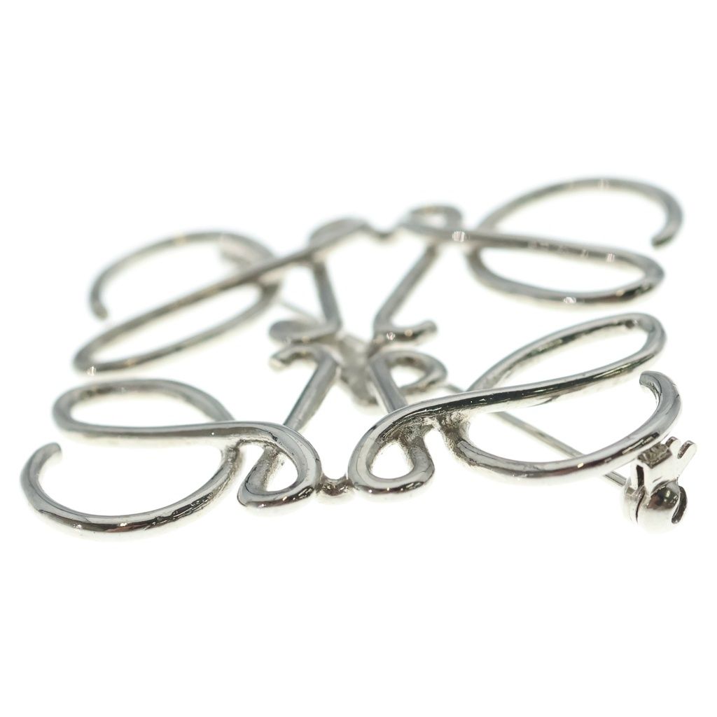 Loewe Anagram Brooch Bro Silver — view 3