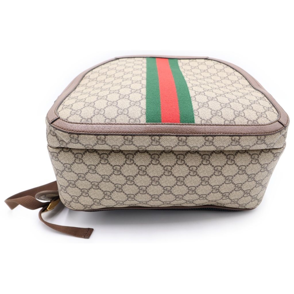 Gucci GG Puri Backpack Beige Brown Leather Gold — view 4