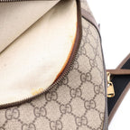 Gucci GG Puri Backpack Beige Brown Leather Gold — view 7