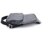 Louis Vuitton Damier Graphite New Sling Bag Leather Black — view 3
