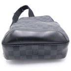 Louis Vuitton Damier Graphite New Sling Bag Leather Black — view 4