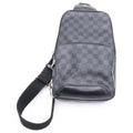 Louis Vuitton Damier Graphite New Sling Bag Leather Black