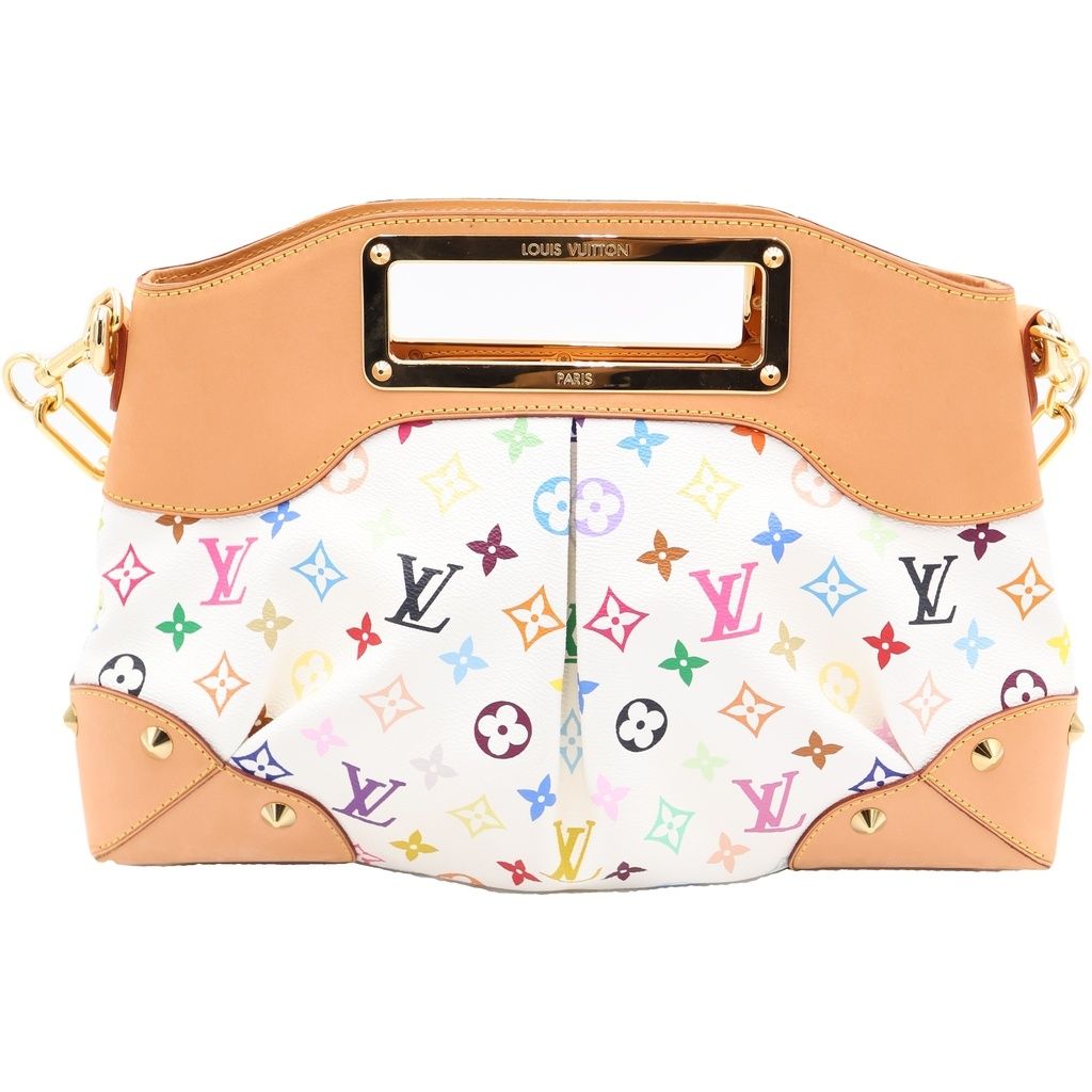 Louis Vuitton Monogram Multicolor Judi MM Leather 2-Way Hand Chain Shoulder