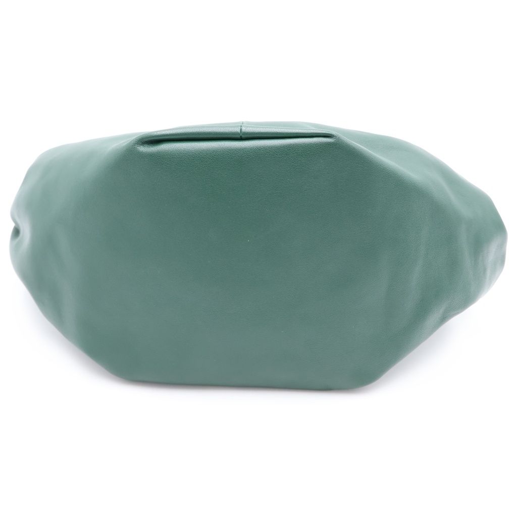 Bottega Veneta Double Knot Handbag Green Leather — view 4