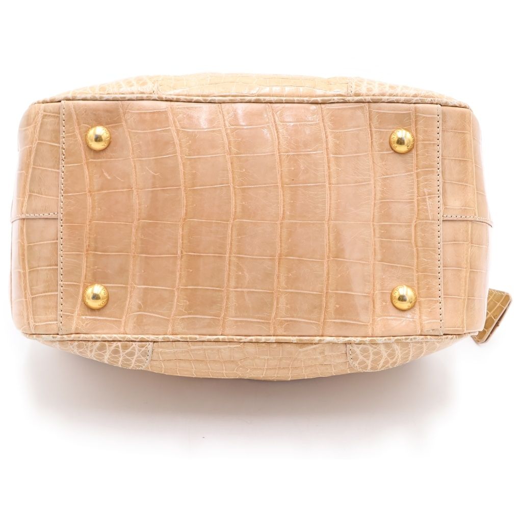Prada Handbag Beige Black Gold — view 4