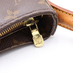 Louis Vuitton Monogram Looping GM Tote Brown Leather Gold — view 7