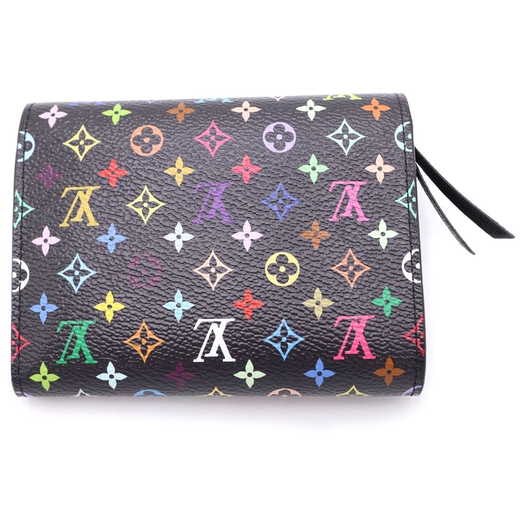 Louis Vuitton Multi Monogram Portefeuille Victory Tri Foldwallet Black Wallet — view 2