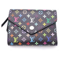 Louis Vuitton Multi Monogram Portefeuille Victory Tri Foldwallet Black Wallet