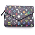 Louis Vuitton Multi Monogram Portefeuille Victory Tri Foldwallet Black Wallet
