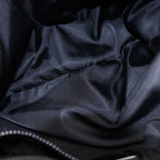 Prada Nylon Chain Shoulder Bag Silver Black — view 8