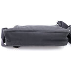 Prada Re-Nylon Shoulder Bag Nylon Triangle Logo Pouch With Shoulder Black — view 4