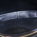 Celine Teen Triomphe Tee Canvas Shoulder Bag Gold Black — view 8