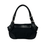 Prada Leather Tessuto One Shoulder Bag Mini Black — view 3