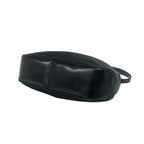 Prada Logo Tessuto Nylon Leather Shoulder Bag Black — view 8
