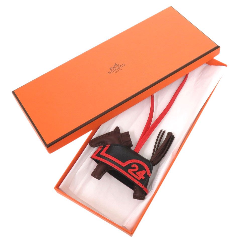 Hermes Robeo 24 PM Agnomiro Black Tail Capucines Bag Charm — view 2