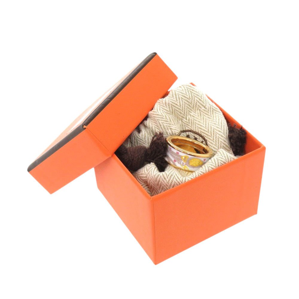 Hermes Brides de Gala Love Ring White Multicolor Gold — view 2