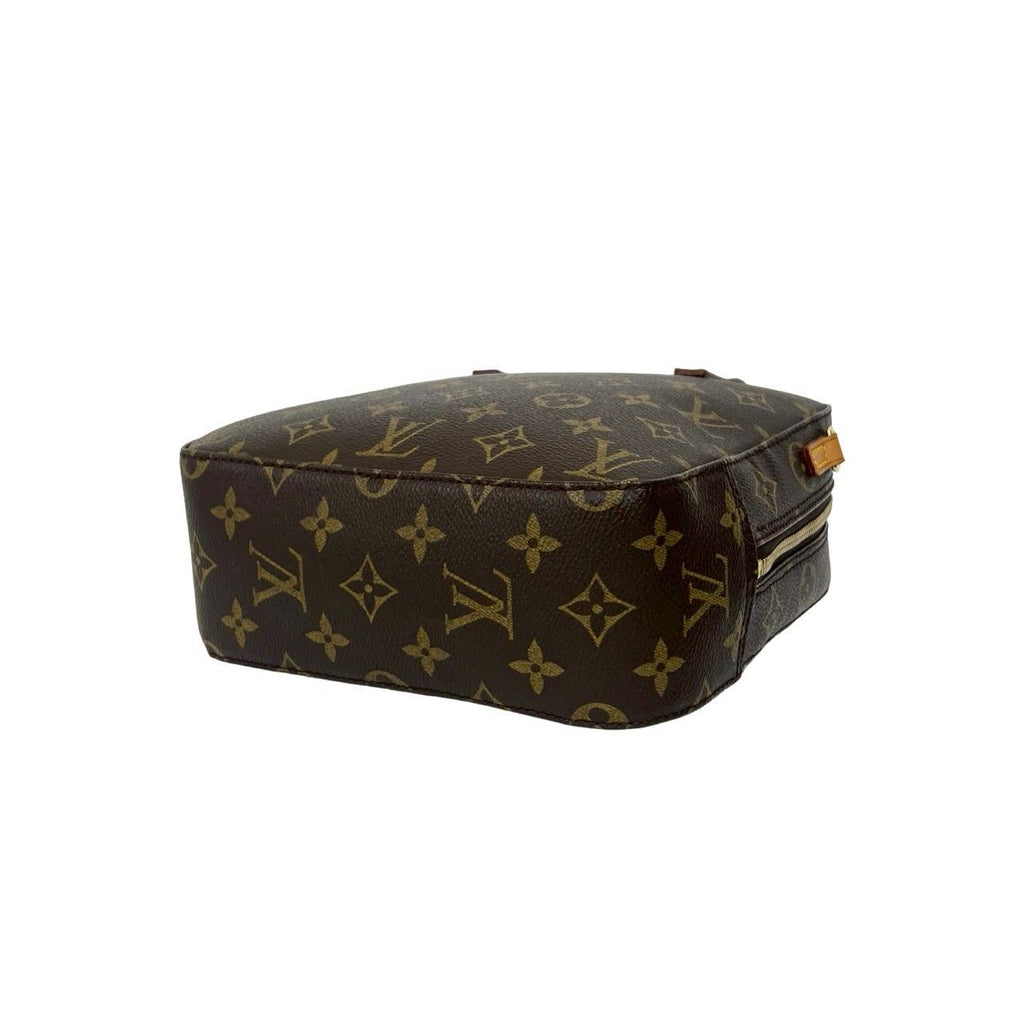 Louis Vuitton Spontini Monogram Leather 2-Way Shoulder Bag Brown — view 8