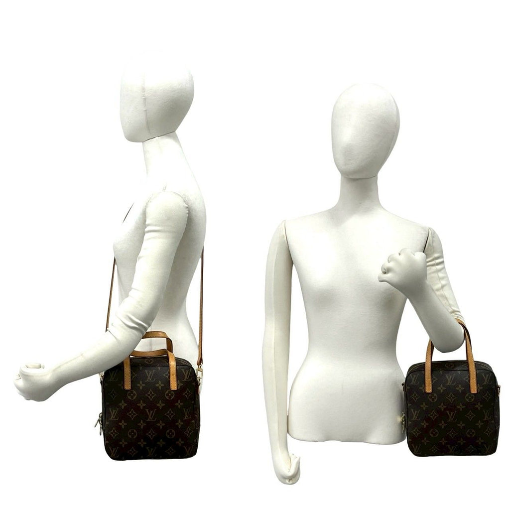 Louis Vuitton Spontini Monogram Leather 2-Way Shoulder Bag Brown — view 2