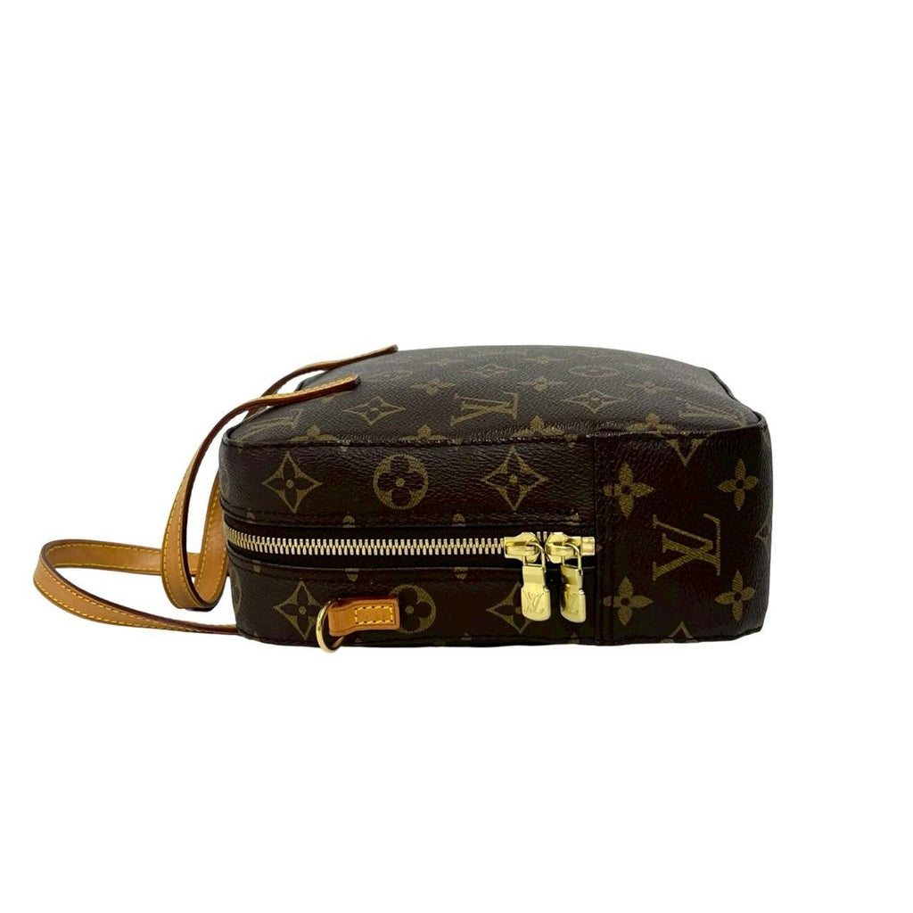 Louis Vuitton Spontini Monogram Leather 2-Way Shoulder Bag Brown — view 5