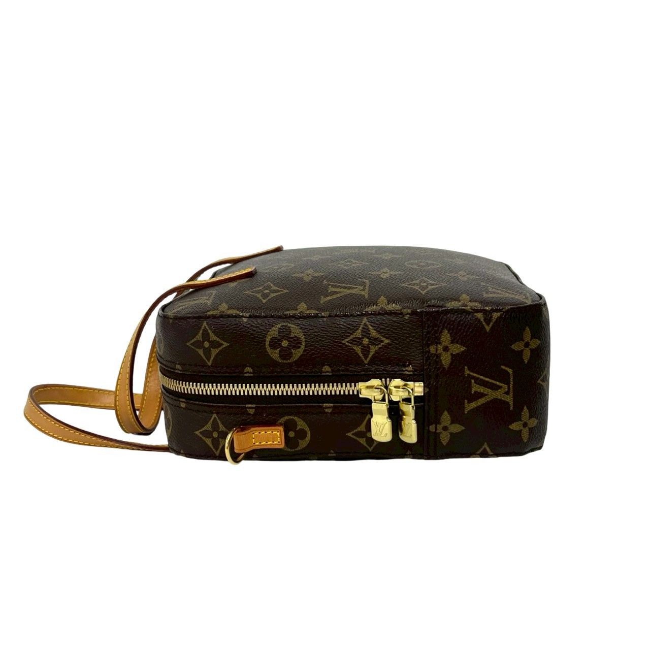 Louis Vuitton Spontini Monogram Leather 2-Way Shoulder Bag Brown — view 5
