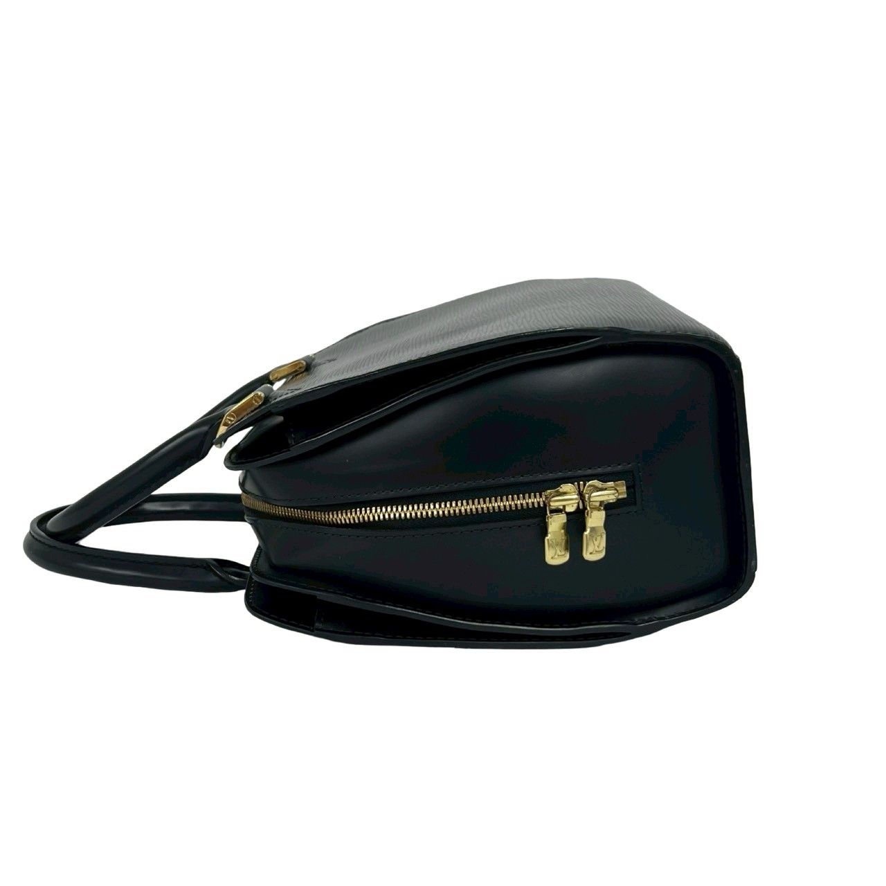 Louis Vuitton Pont Neuf Epi Leather Round Zip Mini Boston Bag Noir — view 5