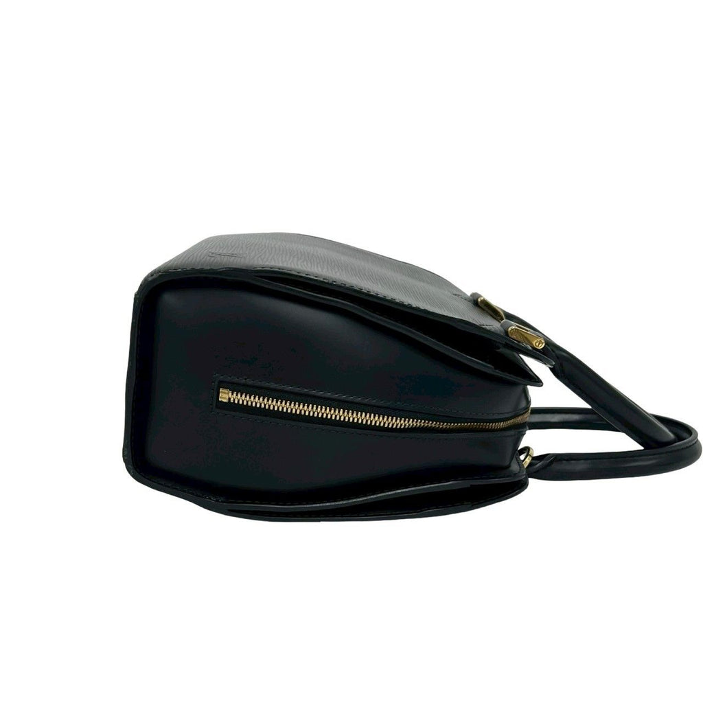 Louis Vuitton Pont Neuf Epi Leather Round Zip Mini Boston Bag Noir — view 6