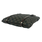 Loewe Repeat Anagram Pattern Logo Leather Tote Dark Gray Brown — view 8