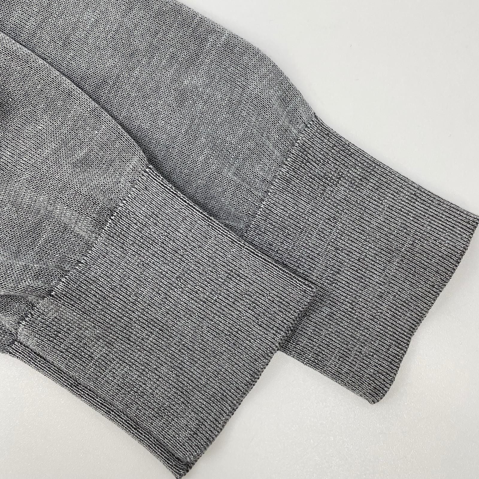 Hermes 5 DJ Carre Shu Cotton Silk Heige Dilib Knit 34 Sweater — view 7