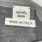 Hermes 5 DJ Carre Shu Cotton Silk Heige Dilib Knit 34 Sweater — view 3