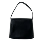 Dior Vintage CD Logo Leather Handbag Mini Tote Black — view 3