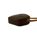 Celine Vintage Macadam Blason Triomphe Pattern Leather Mini Shoulder — view 8