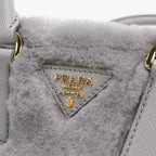 Prada 2-Way Galleria Mini Handbag Shearling — view 4