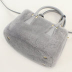 Prada 2-Way Galleria Mini Handbag Shearling — view 2
