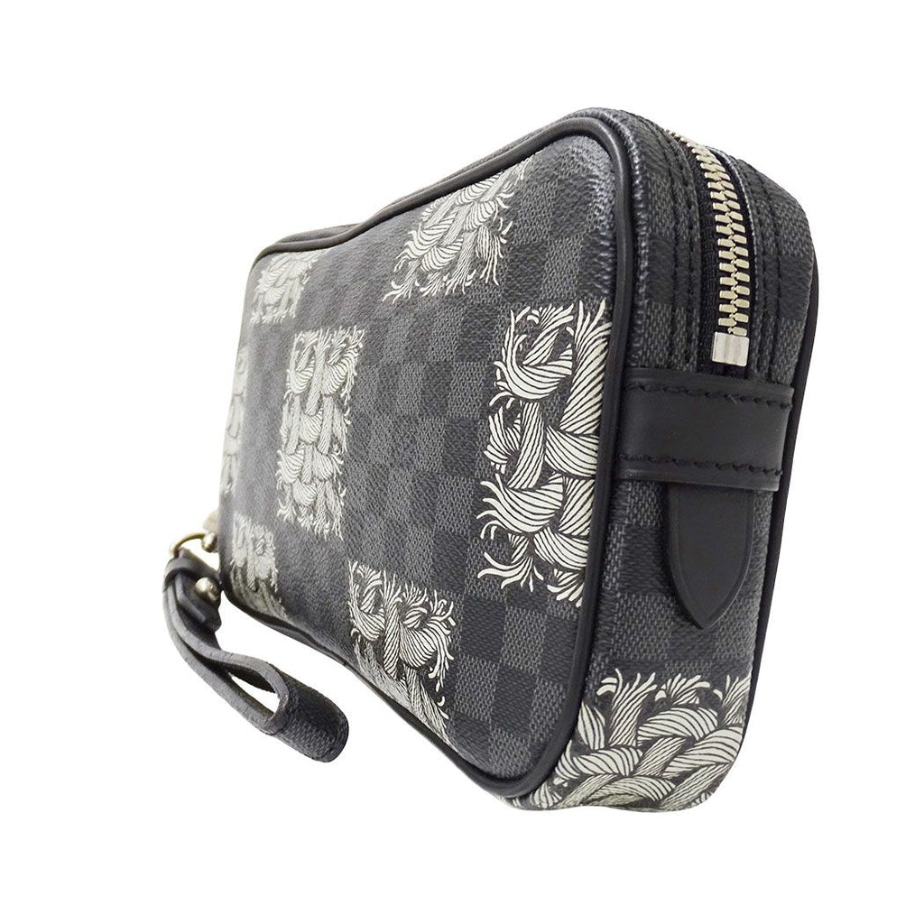 Louis Vuitton Clutch Secondbag Damier Graphite Christopher Nemes Pochette Volga — view 4