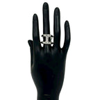 Hermes Osmose GM 925 Sterling Silver Ring — view 2