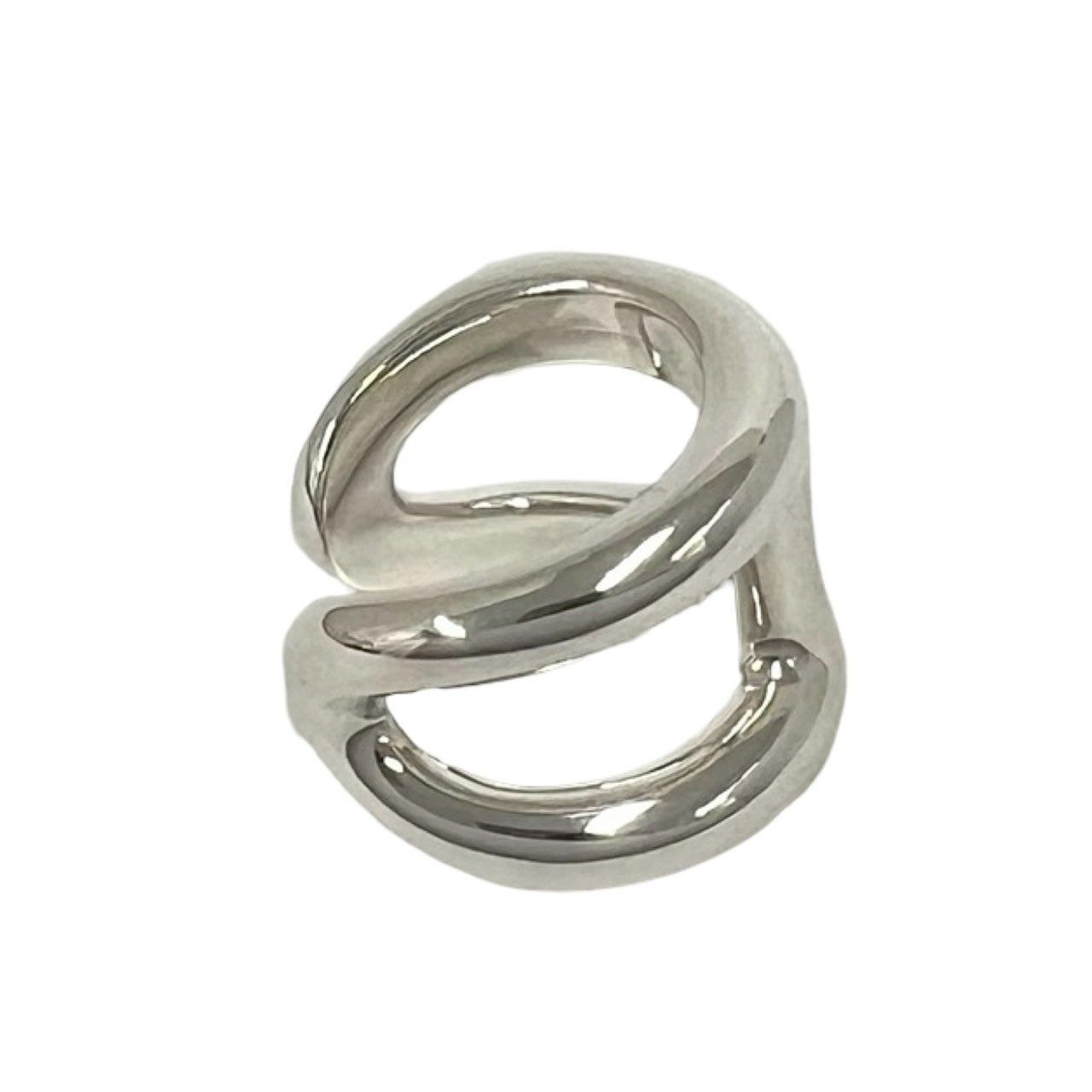 Hermes Osmose GM 925 Sterling Silver Ring — view 5
