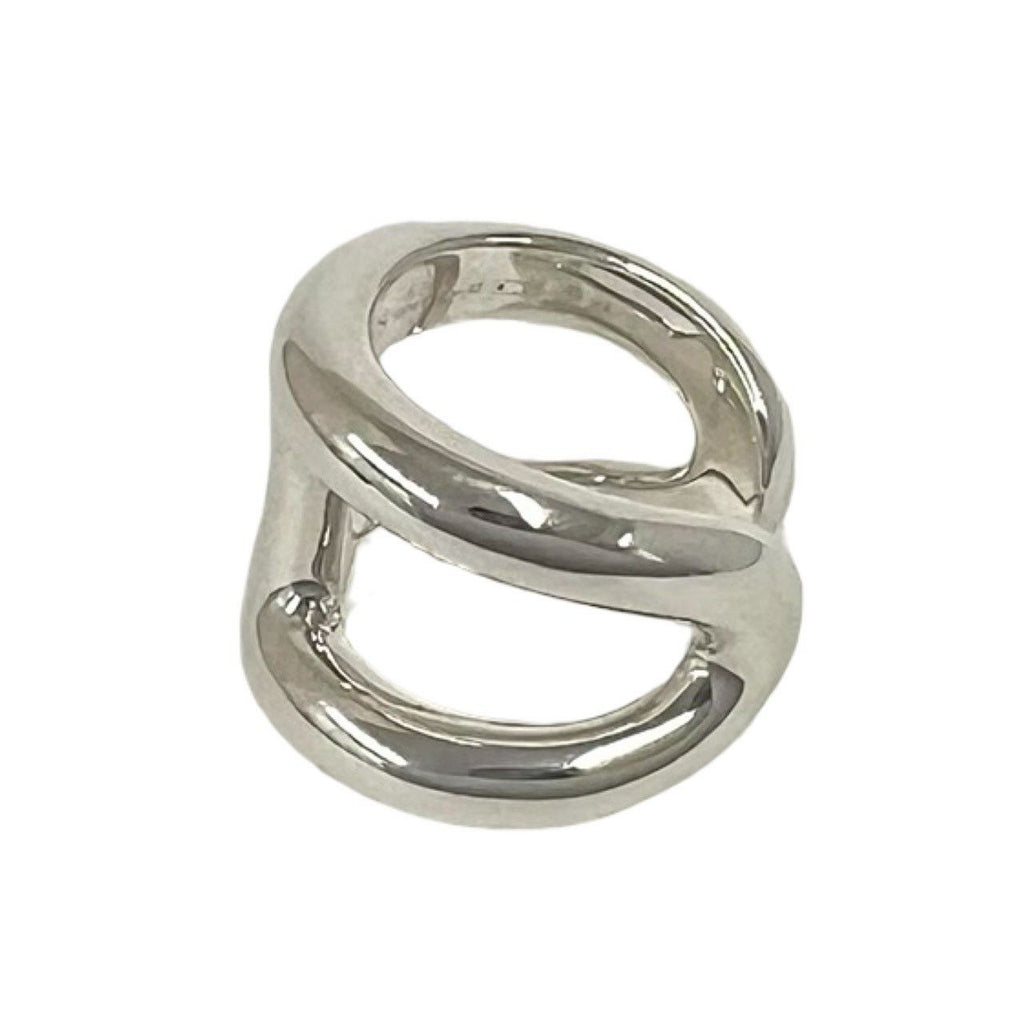 Hermes Osmose GM 925 Sterling Silver Ring — view 4