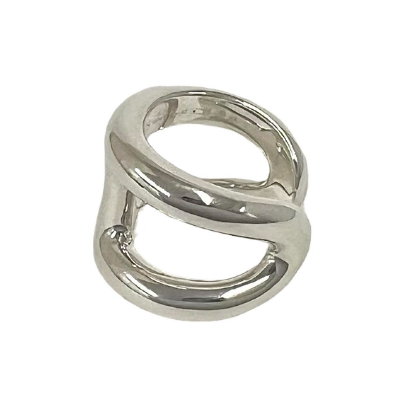 Hermes Osmose GM 925 Sterling Silver Ring — view 4